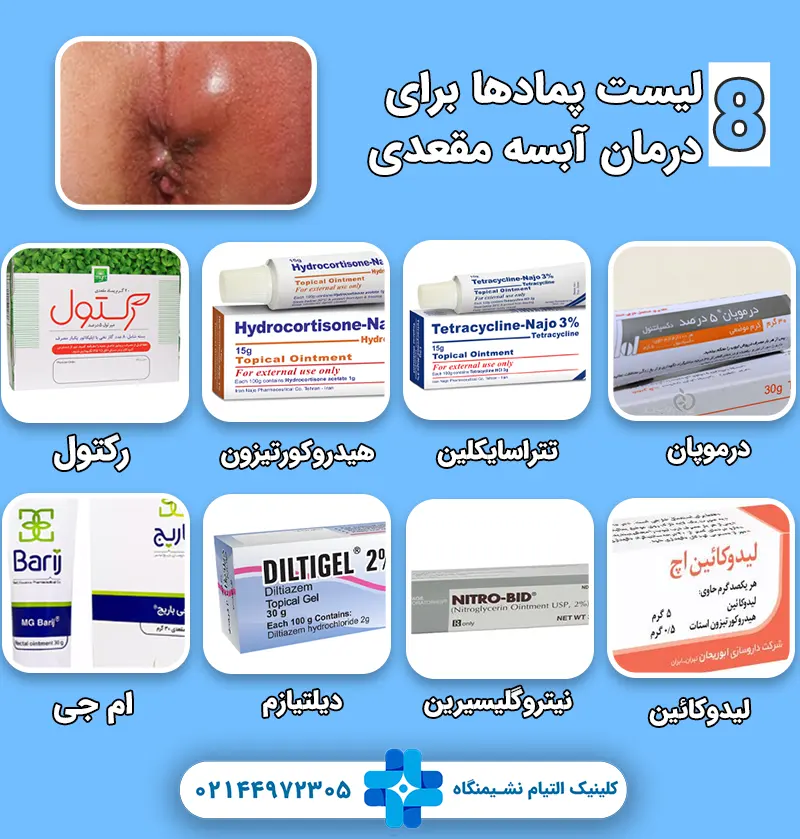 جوش داخل مقعدی نشانه چیست؟