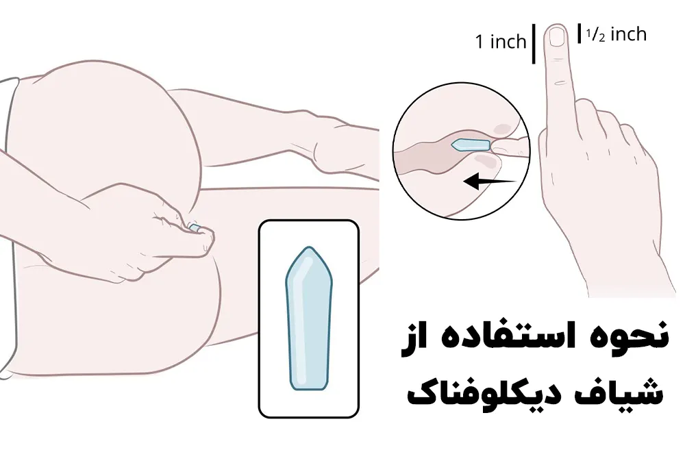 استفاده صحیح از شیاف دیکلوفناک