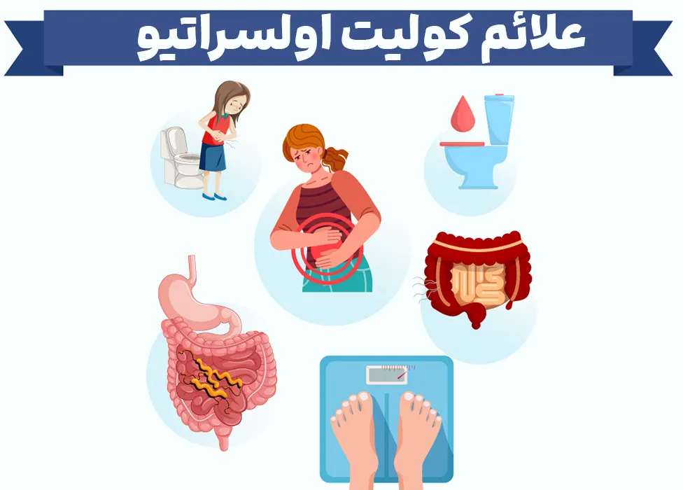 علائم کولیت