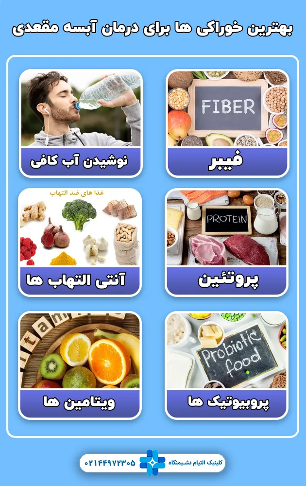 بهترین خوراکی ها برای درمان آبسه