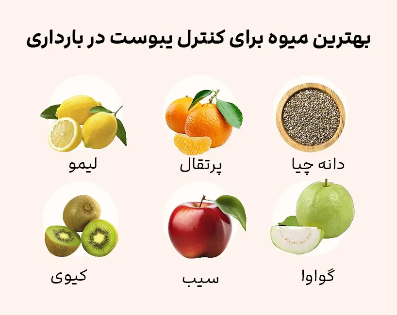 میوه ها برای درمان یبوست در بارداری