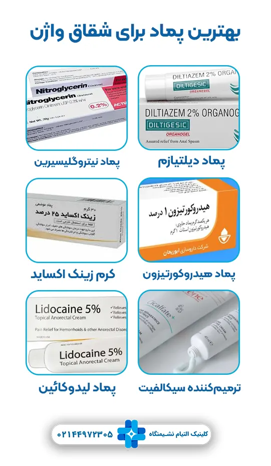 پماد برای درمان شقاق واژن